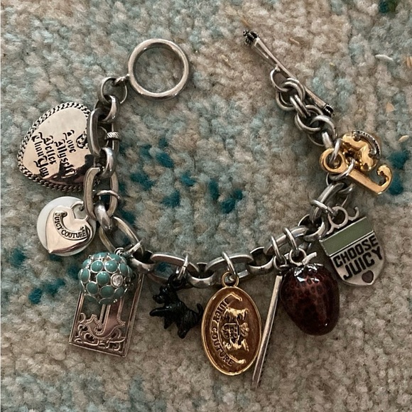 Vintage Juicy Couture Silver Charm Bracelet - Picture 2 of 10